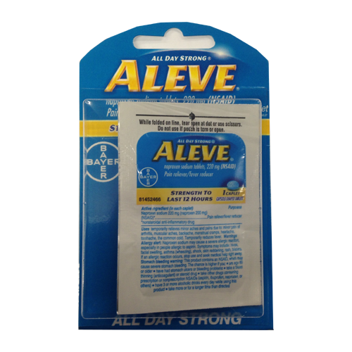 Aleve Blister Pack Wholesale, Aleve Blister Packs 12 X 1 CT