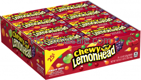 Lemonhead Chewy CANDY, Fruit Mix 24PK