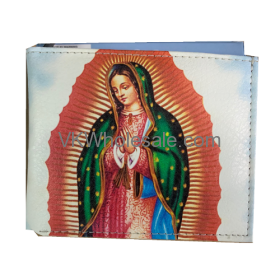 Our LADY of Guadalupe Virgin Mary Leather Wallet