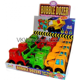 Kidsmania Bubble Dozer Gum Nuggets Filled Truck Candy 12 PCS