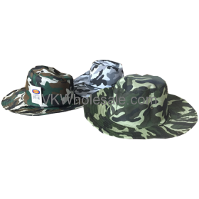 Camouflage Cowboy HATs 12 PC