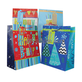 Happy Birthday Gift BAGS Large 12 PC