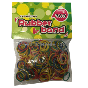 RUBBER BAND Assorted Colors 300PC 12 PK