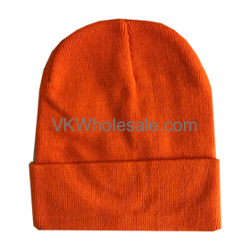 Orange Winter HAT 12 PK