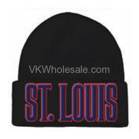 SAINT Louis Embroidered Winter Skull Hats 12 PC