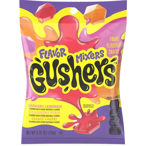 Gushers Flavor Mixer Fruit Flavored Snacks wholesale candy