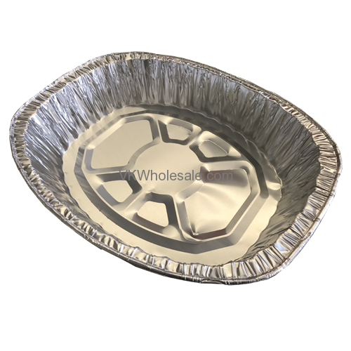 Value Key® Aluminum Oval Roaster Containers Wholesale, Aluminum ...