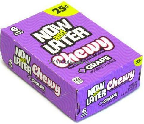 now and later candy cards