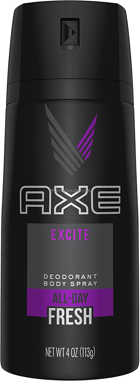 vonnis desinfecteren over Axe Deodorant Body Spray Wholesale, Excite, 150 mL 6 PK - VKWholesale.com