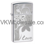 Zippo Love and Flower Lighter Wholesale