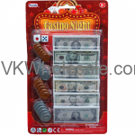 24 ASST BILLS & COINS CASINO NIGHT MONEY SET IN BLISTER CARD Wholesale