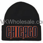 Chicago Embroidered Winter Skull Hats Wholesale