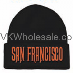 San Francisco Embroidered Winter Skull Hats Wholesale