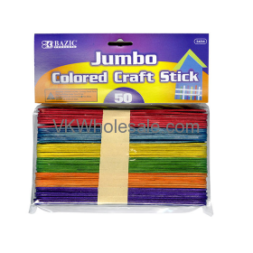 Jumbo Colored Craft Sticks Wholesale