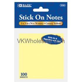 100 Sheets Stick on Notes Wholesale