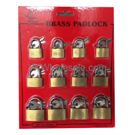 Brass Padlock 25mm / 30mm / 35mm Wholesale