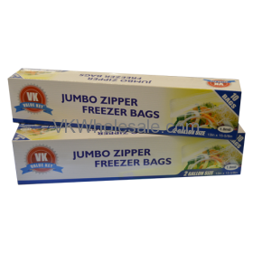Jumbo Zipper Freezer 2 Gallon Size Wholesale