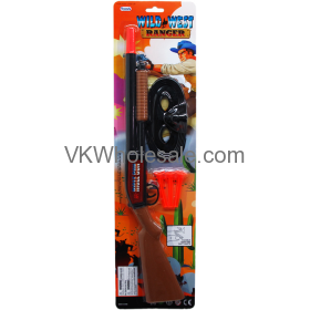 19" Soft Toy Dart Wild West Ranger Rifle Set Toy Wholesale