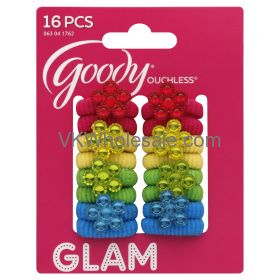 Goody Girls Jewel Flower Terry Ouchless Elastic Bands Wholesale