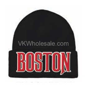 Boston Embroidered Winter Skull Hats Wholesale