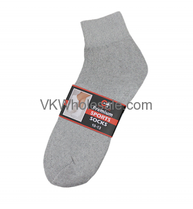Ankle Socks Gray Wholesale