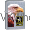 ZIPPO CLASSIC US Army Flag Street Chrome Windproof Lighter